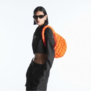 Cos orange quilted bag 🍊